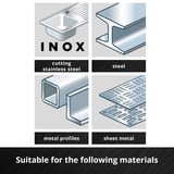 EINHELL Trennscheibe dünn, Ø 230 x 2,0mm, 3 Stück für Winkelschleifer