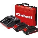 Einhell Akku-Schlagbohrschrauber TE-CD 18 Li i BL, 18Volt rot/schwarz, 2x Li-Ion Akku 2,0Ah, Koffer