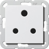 Gira Steckdose British Standard Rundstift 15 Ampere weiß, Retail