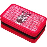 Herlitz TriCase Cute Animals Zebra, Schüleretui rot, 31-teilig
