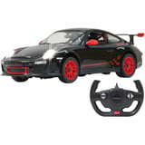Jamara Deluxe Car Series - Porsche GT3 RS, RC schwarz, Maßstab 1:14, 2,4 GHz