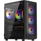 Krux Krux Orona, Tower-Gehäuse schwarz, Tempered Glass