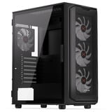 Krux Krux Orona, Tower-Gehäuse schwarz, Tempered Glass