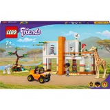 LEGO 41717 Friends Mias Tierrettungsmission, Konstruktionsspielzeug Mit Zebra und Giraffe Tierfiguren und 3 Friends Mini-Figuren