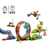 LEGO 76994 Sonic the Hedgehog Sonics Looping-Challenge in der Green Hill Zone, Konstruktionsspielzeug 