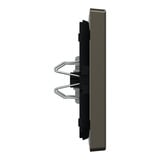 Merten Doppelwippe für Serien- und Doppeltaster-Einsatz, 2-fach, Metall bronze, Retail