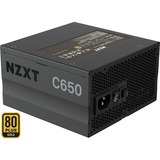 NZXT C650 80+ Gold 650W, PC-Netzteil schwarz, 4x PCIe, Kabel-Management, 650 Watt
