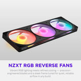 NZXT F420 RGB, Gehäuselüfter schwarz, Reverse, 420 mm