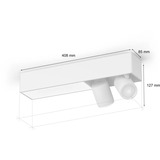 Philips Hue White & Color Ambiance Centris 2er Deckenspot, LED-Leuchte weiß