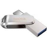 SanDisk Ultra Dual Drive Luxe 512 GB, USB-Stick silber, USB-A 3.2 Gen 1, USB-C 3.2 Gen 1