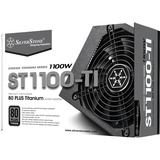 SilverStone SST-ST1100-TI v2.0 1100W, PC-Netzteil schwarz, 8x PCIe, Kabel-Management, 1100 Watt