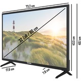 Telefunken XH32K550, LED-Fernseher 80 cm(32 Zoll), schwarz, WXGA, HDR, SmartTV