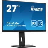 iiyama XUB2793HS-B5, LED-Monitor 69 cm (27 Zoll), schwarz, FullHD, 75 Hz, HDMI