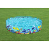 Bestway Fill 'N Fun Odyssey Pool, Schwimmbad mehrfarbig, Ø 244 cm