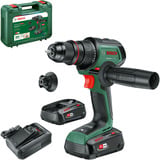 Bosch Heimwerken & Garten Akku-Bohrschrauber AdvancedDrill 18V-80 QuickSnap grün/schwarz, 2x Li-Ionen Akku 2,5Ah, POWER FOR ALL ALLIANCE