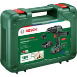 Bosch Heimwerken & Garten Akku-Bohrschrauber AdvancedDrill 18V-80 QuickSnap grün/schwarz, 2x Li-Ionen Akku 2,5Ah, POWER FOR ALL ALLIANCE