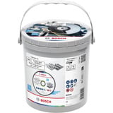 Bosch Professional Trennscheibe für Edelstahl und Metall, Ø 125 mm, 100 Stück im Eimer  Bohrung 22,23 mm, A 60 T BF