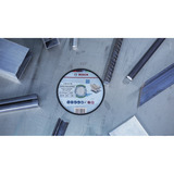Bosch Professional Trennscheibe für Edelstahl und Metall, Ø 125 mm, 100 Stück im Eimer  Bohrung 22,23 mm, A 60 T BF