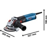 Bosch Professional Winkelschleifer GWS 14-125 S Professional blau/schwarz, 1.400 Watt