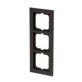 Busch-Jaeger Abdeckrahmen 3-fach, Abdeckung braun, Retail