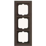 Busch-Jaeger Abdeckrahmen 3-fach, Abdeckung braun, Retail