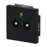 Busch-Jaeger Potentialausgleich Dose zweifach Unterputz schwarz (matt), Retail