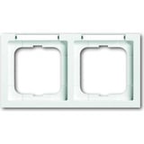 Busch-Jaeger Rahmen zwei fach mit waagerechter Beschriftung Retail