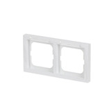 Busch-Jaeger Rahmen zwei fach mit waagerechter Beschriftung Retail