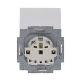 Busch-Jaeger Schutzkontaktsteckdose Einsatz mit erhöhtem Berührungsschutz weiß (matt), Retail