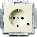 Busch-Jaeger Schutzkontaktsteckdose mit LED Kontrolllicht, 1-fach, Schutzkontakt Typ F weiß, Retail