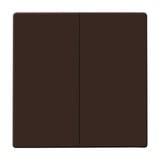 Busch-Jaeger Wippe zweiteilig Serien Wechselschalter Wechselschalter braun, Retail