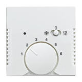 Busch-Jaeger Zentralscheibe, Thermostat weiß, Retail