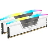 Corsair DIMM 32 GB DDR5-6000 (2x 16 GB) Dual-Kit, Arbeitsspeicher weiß, CMH32GX5M2E6000C36W, Vengeance RGB, INTEL XMP