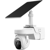 Dahua DH-KIT/BP4A-4G/M0508, Überwachungskamera weiß/schwarz, Kamera + Solarpanel (8W)