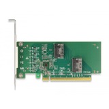 DeLOCK PCI Express 4.0 x16 Karte zu 4 x SFF-8639 NVMe, Controller 