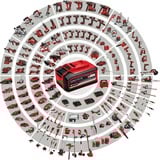 EINHELL Power X-Change Hybrid-Kompressor PRESSITO, 18Volt / 220Volt rot/schwarz, ohne Akku und Ladegerät