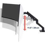 Ergotron HX Monitor Arm mit HD-Gelenk, Monitorhalterung schwarz, für ultrabreite Curved Monitore