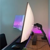 Ergotron HX Monitor Arm mit HD-Gelenk, Monitorhalterung schwarz, für ultrabreite Curved Monitore
