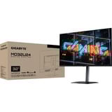 GIGABYTE MO32U24 QD-OLED, Gaming-Monitor 80 cm (31.5 Zoll), schwarz, UltraHD/4K, HDMI, DP, Lautsprecher, 240Hz Panel