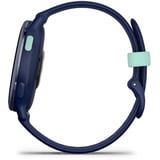 Garmin vívoactive 5, Smartwatch königsblau/blau metallic, 42 mm, Silikon-Armband