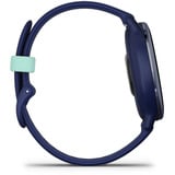Garmin vívoactive 5, Smartwatch königsblau/blau metallic, 42 mm, Silikon-Armband