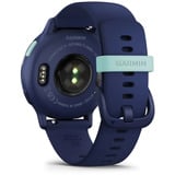 Garmin vívoactive 5, Smartwatch königsblau/blau metallic, 42 mm, Silikon-Armband