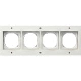Gira Abdeckrahmen vierfach Rahmen TX44, Abdeckung weiß, Retail