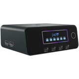 ICY BOX Diamond Charge 2401 GaN-Ladegerät mit LCD-TFT Display (IB-PS2401) schwarz, 240 W