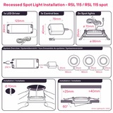 INNR Spot Light 3er-Pack, LED-Leuchte 3 schwenkbare Einbaustrahler