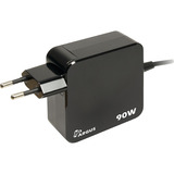 Inter-Tech Ladegerät Argus PD-2090, USB-C Charger schwarz, 1,40m Kabel, PD 3.0, 90 Watt, inkl. 4 Adapter