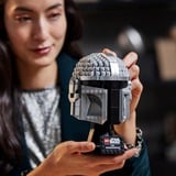 LEGO 75328 Star Wars Mandalorianer Helm, Konstruktionsspielzeug Sammlerstück und ein tolles Geschenk für Erwachsene, Bausatz, Zimmer-Deko