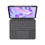 Logitech Combo Touch, Tastatur graphit, DE-Layout, Scherenmechanik, für iPad Pro 13" (M4)
