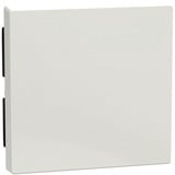 Merten Wippe für Wechselschalter, Kreuzschalter und Taster, einteilige Ausführung, glänzend weiß (glänzend), Retail