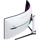Samsung Odyssey Neo G95NC S57CG954NU, Gaming-Monitor 145 cm (57 Zoll), weiß/schwarz, UWUHD, VA, AMD Free-Sync, G-Sync kompatibel, 240Hz Panel